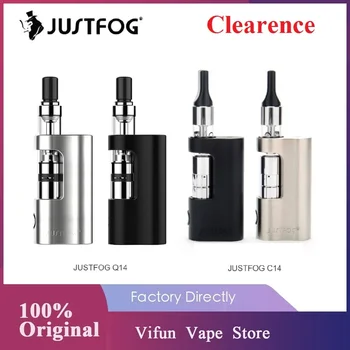 

Original JUSTFOG C14 Kit / JUSTFOG Q14 Kit W/ Built-in 900mAh Battery & 1.8ml Atomizer E-cigarette Vape Kit Vs JUSTFOG MINIFIT