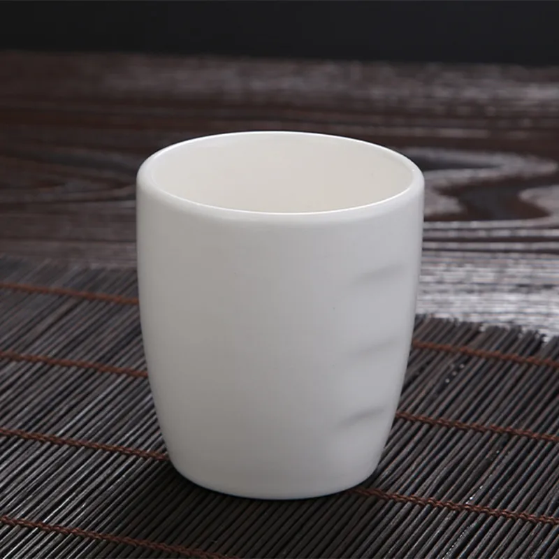 Классические белые керамические чайные чашки, китайская чайная чашка, фарфоровая чашка для молока, кофе, сока, вина, оригинальная посуда для напитков