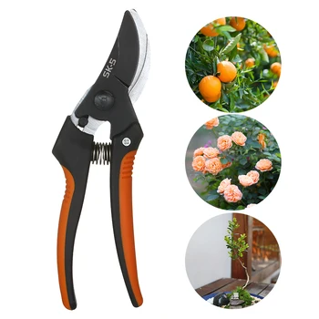 

Bypass Pruner Stainless Steel Garden Scissors Hand Pruning Shear Branch Trimmer Tree Limb Cutter Garden Tool with Cutting Pruner