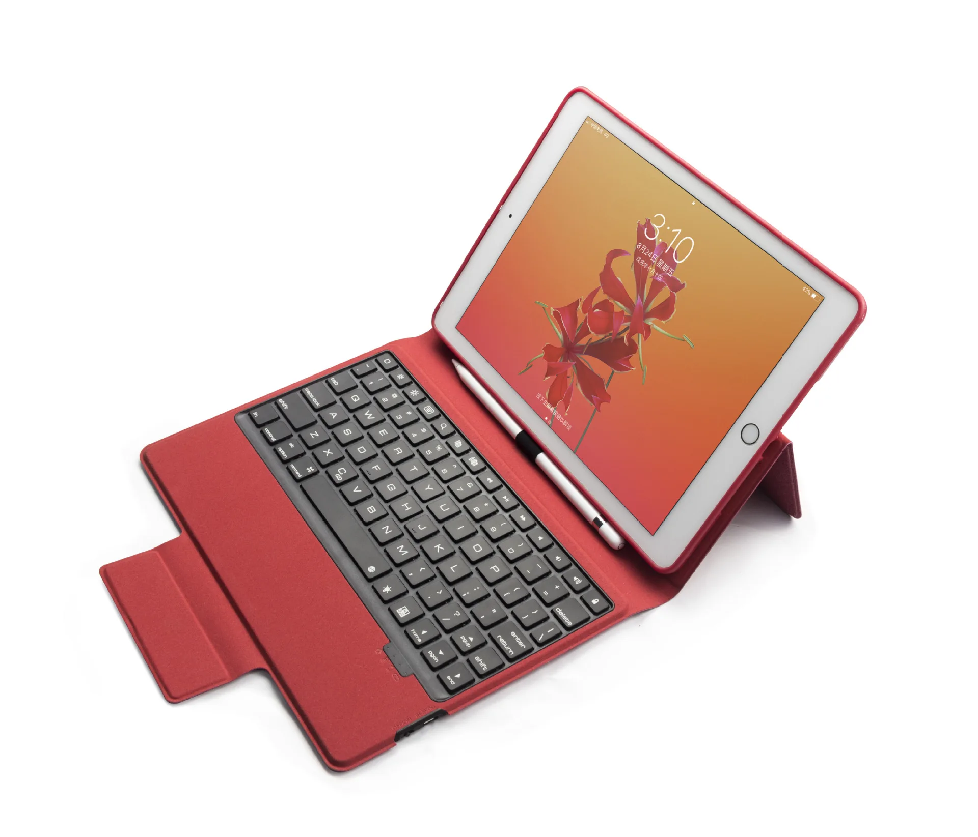 

Apple 2018 New Style IPadPro9.7-Inch with Backlight Bluetooth Keyboard Leather Sheath Air-Inch One-piece Wireless Keyboard