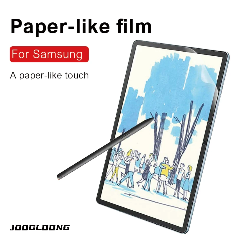 

Paper Like Screen Protector For Samsung Tab S7 Plus Matte PET Anti-Glare Painting Film For Sasmsung Tab S7 S7+ Screen Protector