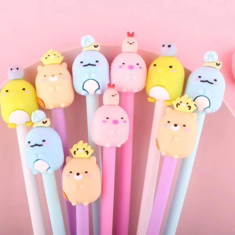 2 шт./партия Милая Sumikko Gurashi гелевая ручка подпись ручка подарок Escolar Papelaria школьные офисные принадлежности рекламный подарок