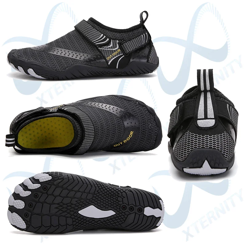 Summer Elastic Quick Dry Aqua Shoes Unisex Swimming Water Wading Shoes Men Upstream Swimming Beach Barefoot Slippers Women Water Shoes