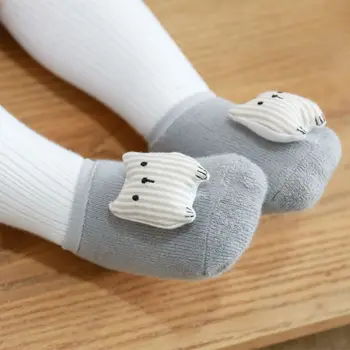

Children Socks Cute Doll Baby Non-slip Socks Terry Warm Thick Children Boat Socks Baby Floor Socks3