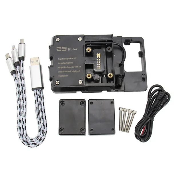 POPJJDTX(小さな店) R1200RT R1200RT 2009年式以下 オートバイ用GPSナビゲーションブラケット USB充