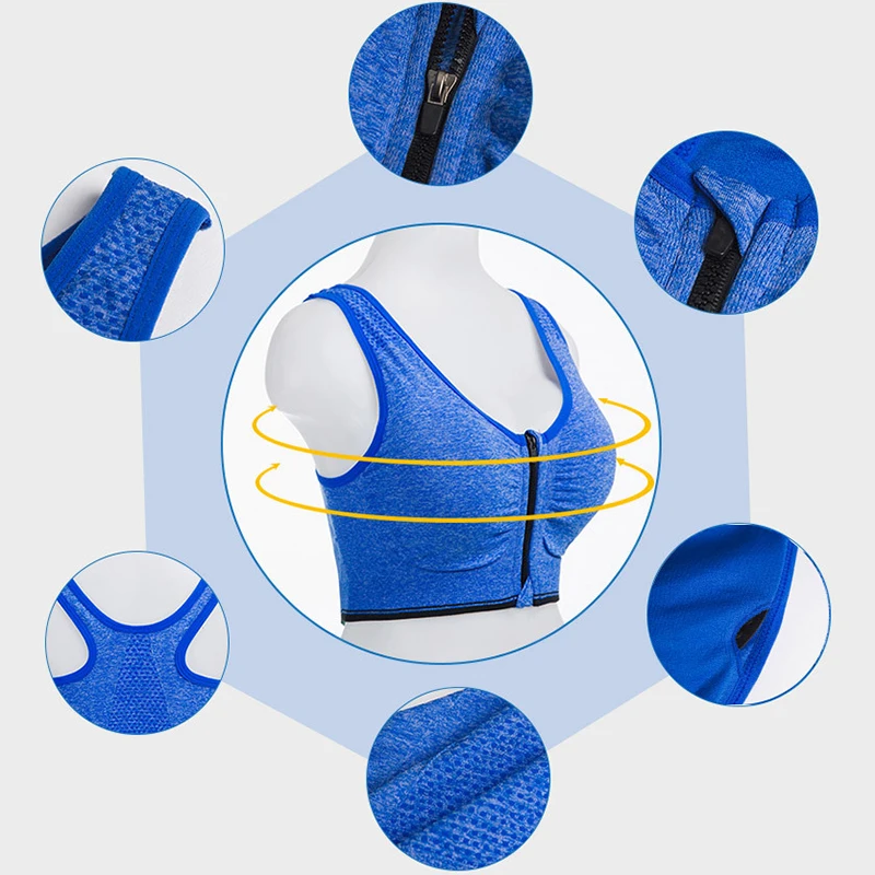 Женский спортивный пуш ап бюстгальтер ударопрочный дышащий для бега Спортивное