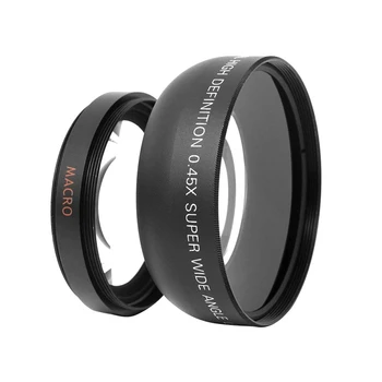 

58MM 0.45x Wide Angle DSLR Camera Lens with Macro Lens for Canon Nikon Sony Pentax