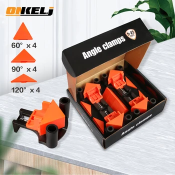 

Onkel.J 60/90/120 Degree Right Angle Clamp Corner Mate Woodworking Hand Fixing Clips Picture Frame Corner Clip Positioning Tools