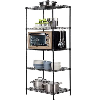 

Kitchen Shelf Floor Multi-layer Storage Shelf Iron Room Simple Bedroom Storage Shelf Save Space