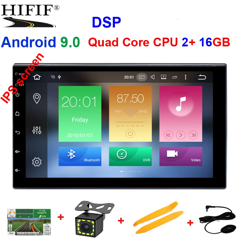 Clearance Quad Core RAM 2G ROM 16G 2 Din Android 9.0 Universal Car Audio Stereo Radio With GPS WiFi GPS Navigation Video Head Unit 0 Clearance Quad Core RAM 2G ROM 16G 2 Din Android 9.0 Universal Car Audio Stereo Radio With GPS WiFi GPS Navigation Video Head Unit 0