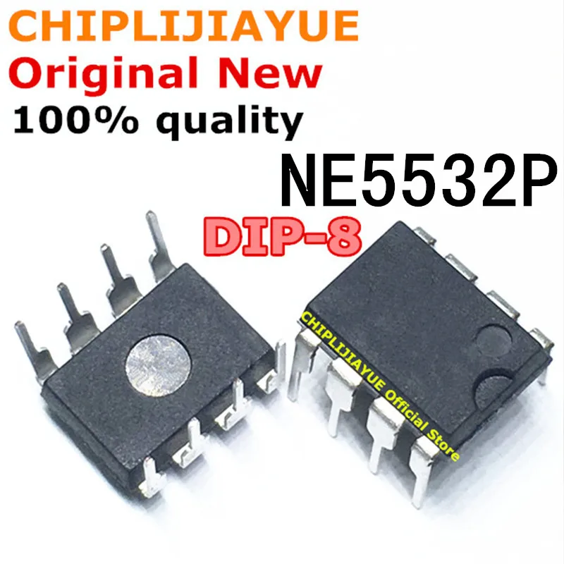 10 шт. NE5532P DIP8 NE5532 DIP 5532P 8 новый и оригинальный микросхема IC|Интегральные схемы| |
