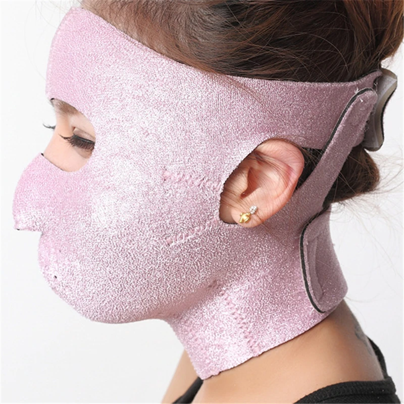 3D Маленькая маска-тренажер для контура лица с v-образной формой для коррекции контура лица лифтинг, укрепление тонкого массажа для ухода за лицом инструмент