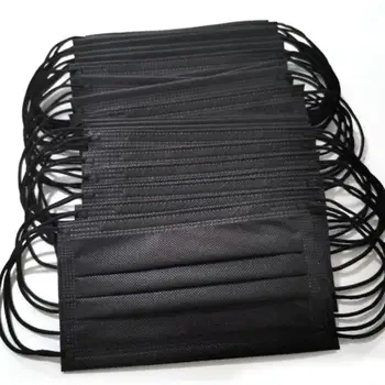 

New Mouth Mask Black Disposable Mask Mascarillas Mouth Caps Cotton Disposable Face Masks Filter Cloth Face Mouth Masks Dust