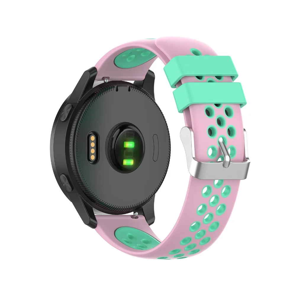 Силиконовый ремешок для часов Garmin Vivoactive 4 4S, Смарт-часы, браслет на запястье, спортивный ремешок для Galaxy Watch 46 мм/GTR 47 мм