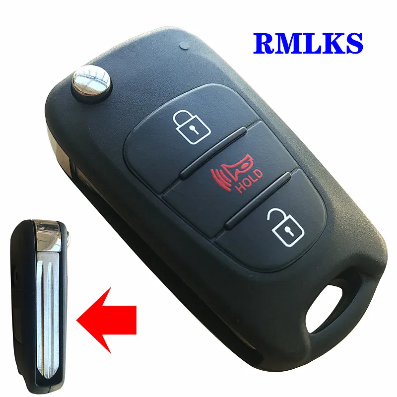 New Replacement 3 Buttons Car Key Case Shell Housing Flip Fob Remote