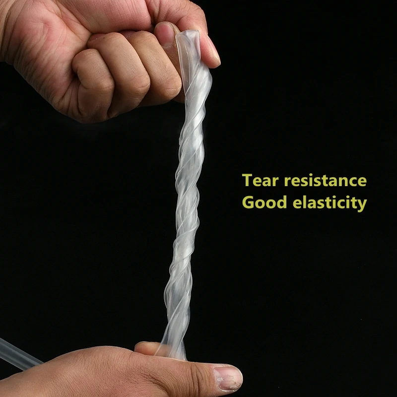 Silicone Tube Food Grade Clear Transparent Silicone Rubber Hose 0.5mm 1.5mm 2mm 3mm 4mm 5 mm Out Diameter Flexible Silicone Tube Capillary Plastic Tube