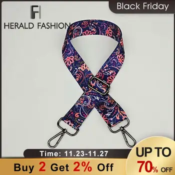 

Herald Fashion Colored Belt Bags Strap Accessories for Women Rainbow Adjustable Shoulder Straps for Handbag Decorative Ornament