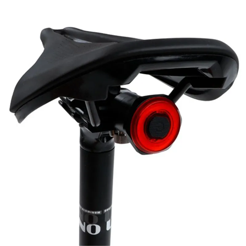 Умный индукционный тормозной фонарь MEROCA фонарик для горного велосипеда велосипедный, зарядка от usb ночной езды велосипедный задний фонарь