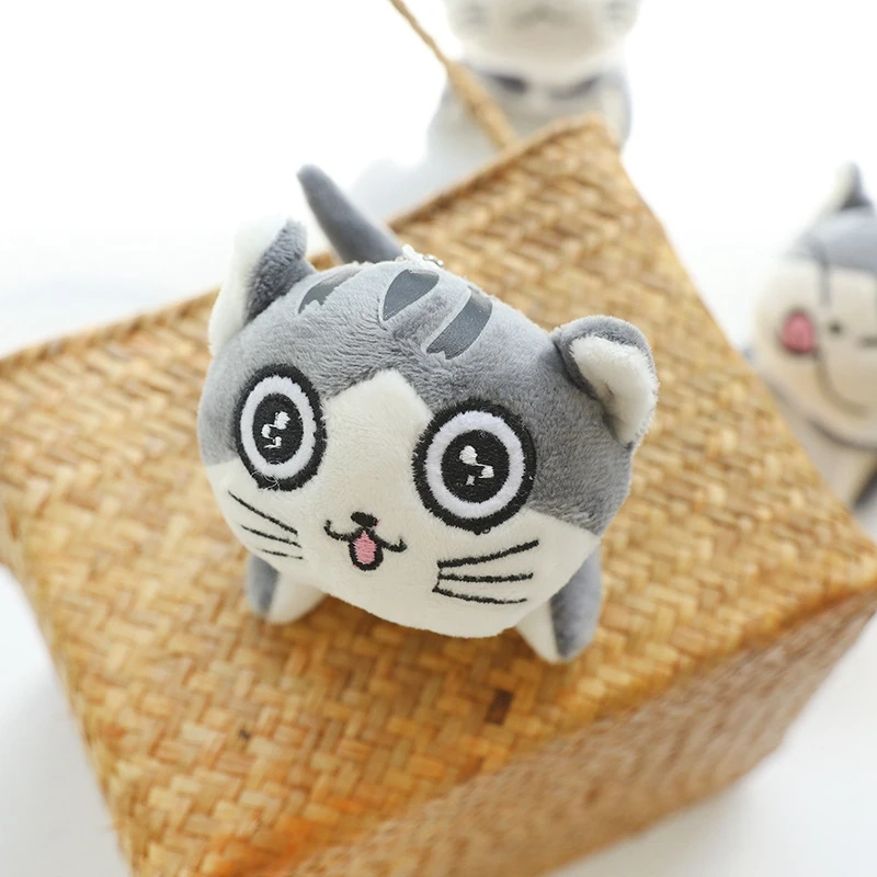

Kawaii Cartoon Anime Sweet Cat Plush Toy Stuffed Animals Cats Dolls Key Ring Chain Peluche Soft Plush Stuffed Toys For Children