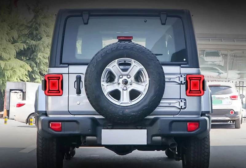 Светодиодный круглый задний светильник для Jeep Wrangler Unlimited JL светодиодный задний светильник, ходовой тормозной светильник, сигнал поворота, задний светильник