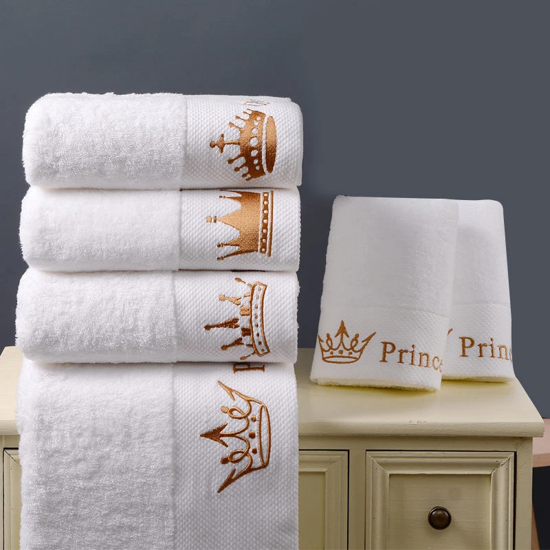 1 x Bath Towel + 1 x Hand Towel + 1 Puffy Cotton Luxury Hotel /& Bath Towel Set