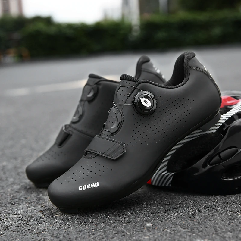 Racing Road Cycling Shoes Breathable Non-Locking Bicycle Sneakers Men Professional Outdoor Athletic Sports Bike Shoes Unisex cycling shoes bike lock shoes