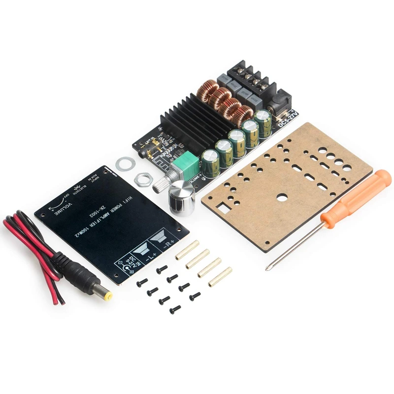 HIFI TPA3116 Bluetooth 5,0 высокомощный цифровой усилитель стерео плата 100 Вт+ 100 Вт усилитель аудио домашний кинотеатр