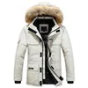Mens Winter Jacket warm Thick Cotton Multi-pocket Hooded Jacket Male casual Fur Trim Coat men's Down jacket coat Plus size M-6XL ► Photo 2/6