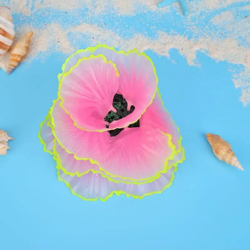 Artificial Lettuce Coral Simulation Underwater Plants Aquarium Fish Tank Decor Add a Unique Landscape Colorful Beautiful