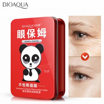 

BIOAQUA 10pcs/Box Firming Lifting Mask Eye Mask Removal Dark Circle anti-wrinkle Anti-Puffiness Nourishing Sheet Eye Mask