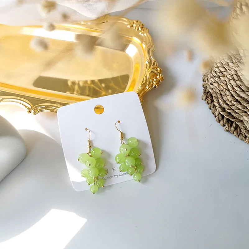 Kawaii Korea Style Grape Earrings - Limited Edition