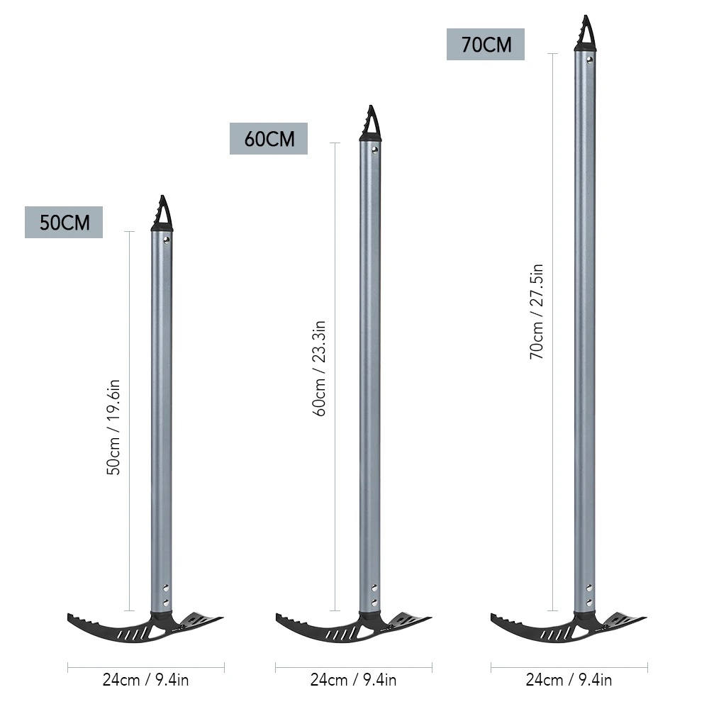 

Quality Outdoor Professional Ice hammer Climbing Rock Ice axe Ice climbing equipment hammer Ice Axe 50cm / 60cm / 70cm