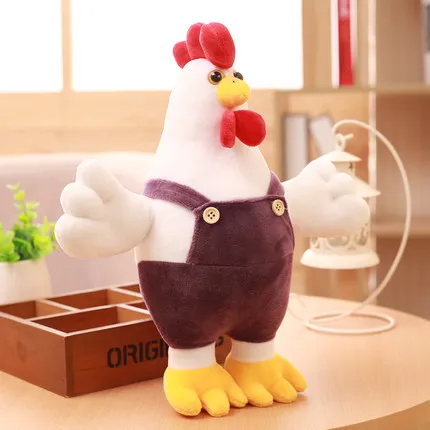 

Chicken Doll Stuffed & Plush Animals Children Kids Toys Cock Dolls Soft Rooster Birthday Gifts Cute Decor Pillow Wholesale