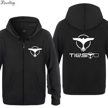 

Mens Hoodie Rock Music DJ Tiesto Printed Hoodies Men Hip Hop Fleece Long Sleeve Zipper Jacket Coat Sweatshirt Skate Tracksuit