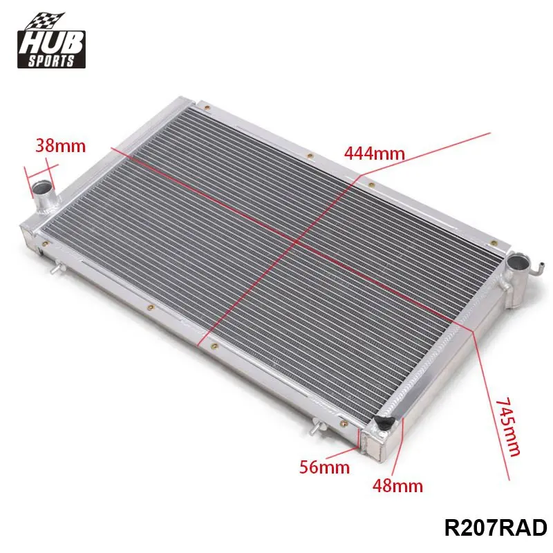 Ручной алюминиевый радиатор 42mm2 для SUBARU IMPREZA WRX/Sti GC8 92 00 производительный GC8|aluminium