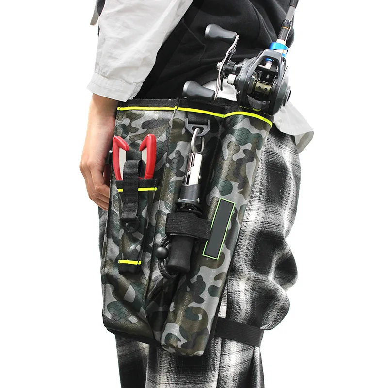Приманка обертывание для ног нейлоновая вставка штанга поясная сумка мобильная портативная рыболовная оксфордская уличная наклонная Рыболовная Снасть Водонепроницаемая шестерня