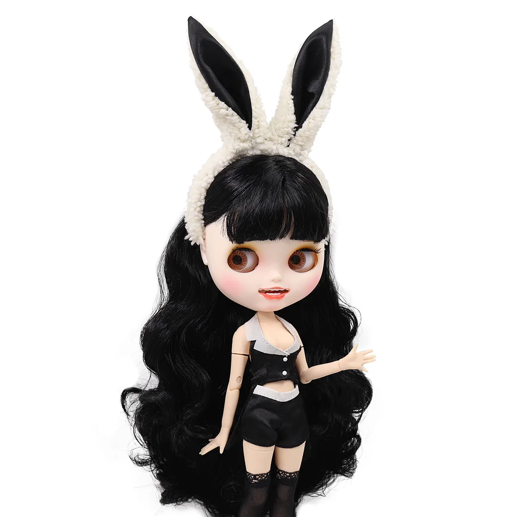 Ледяной blyth кукла костюм кролика для девушек косплей с ушами сексуальный костюм короткие штаны