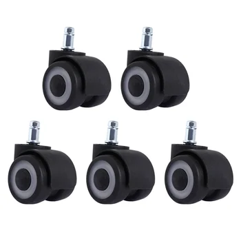 

5 Pcs Chair Wheels Chair Caster Universal Practical Durable Desk Wheel for Indoor Office