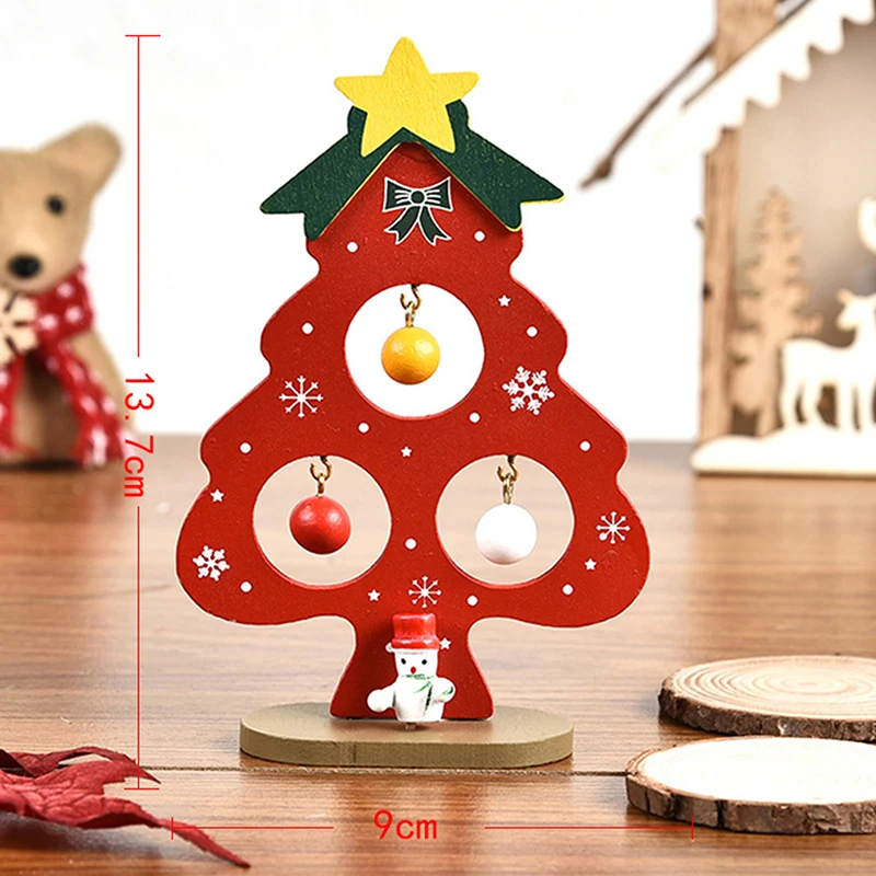 clearance Sale ] Exquisite Wooden Mini Desktop Christmas Tree Star Home  Decoration Ornaments Stylish Decoration - Christmas Pendant & Drop Ornaments  - AliExpress