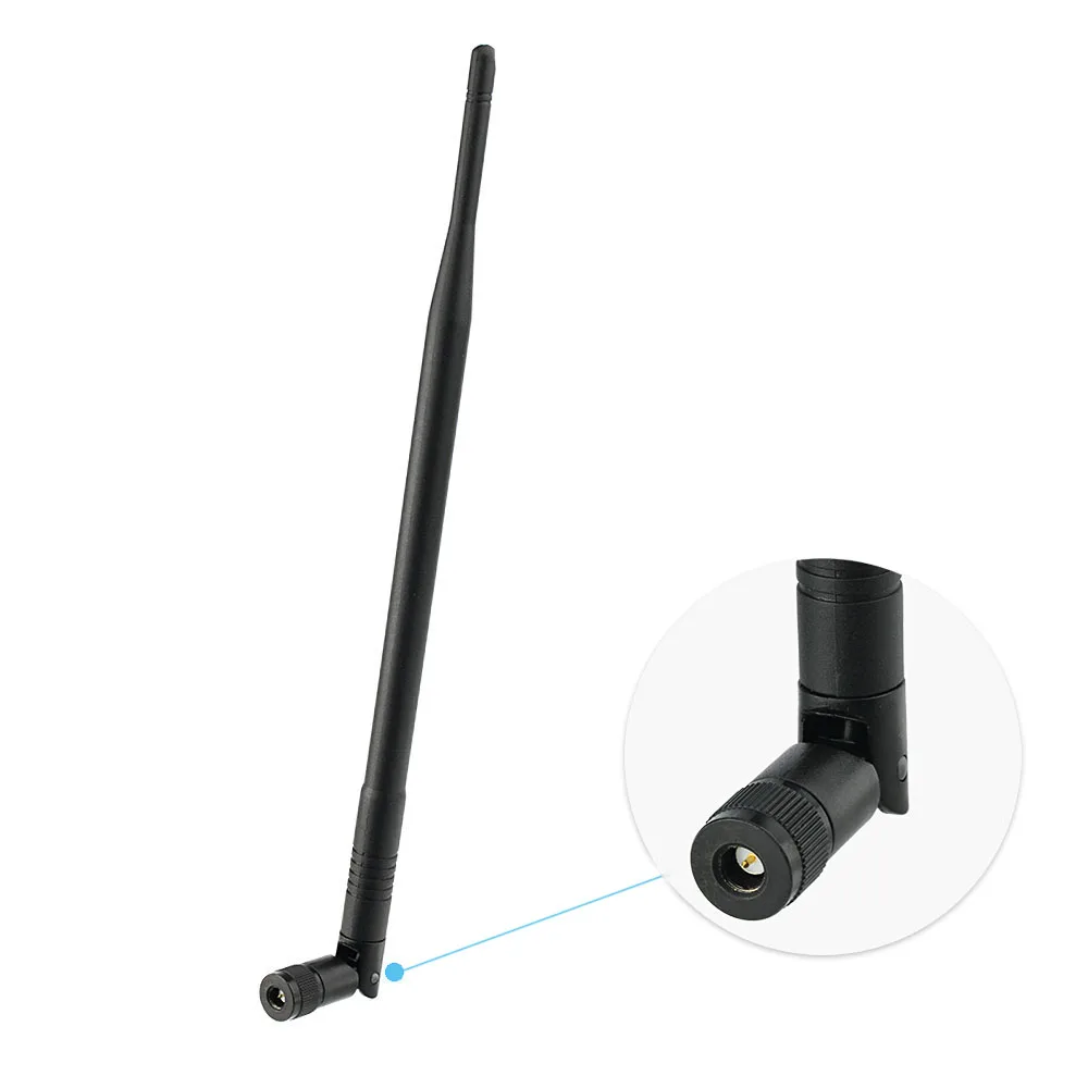 

Superbat 5dbi 700-2600Mhz Rubber Duck Tilt-Swivel Black Vertical Booster 4G LTE Antenna SMA Male Connector 50 Ohm 50W