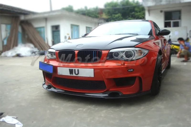 

Car Accessories Carbon Fiber RZ Style Front Bumper Lip Fit For 2010-2012 1M Coupe Front Lip Splitter Car-styling