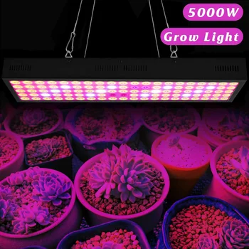 

5000W LED Grow Light Hydroponic Full Spectrum LED Grow Lamp for Indoor Tent Plants Flower Growing Bloom Lamp Greenhouse Lights