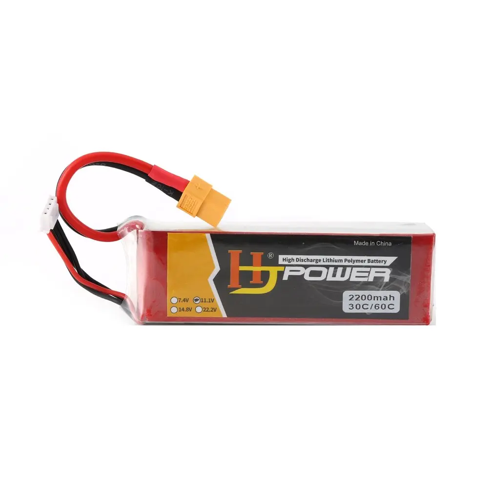 HJ 11,1 V 2200MAH 70C 3S Lipo аккумулятор XT60 разъем Перезаряжаемый для RC гоночный Дрон вертолет модель автомобиля лодки