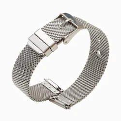 Premium Quick Release Stainless Steel Watch Band, Various Sizes Available - 20mm quick release (Silver)