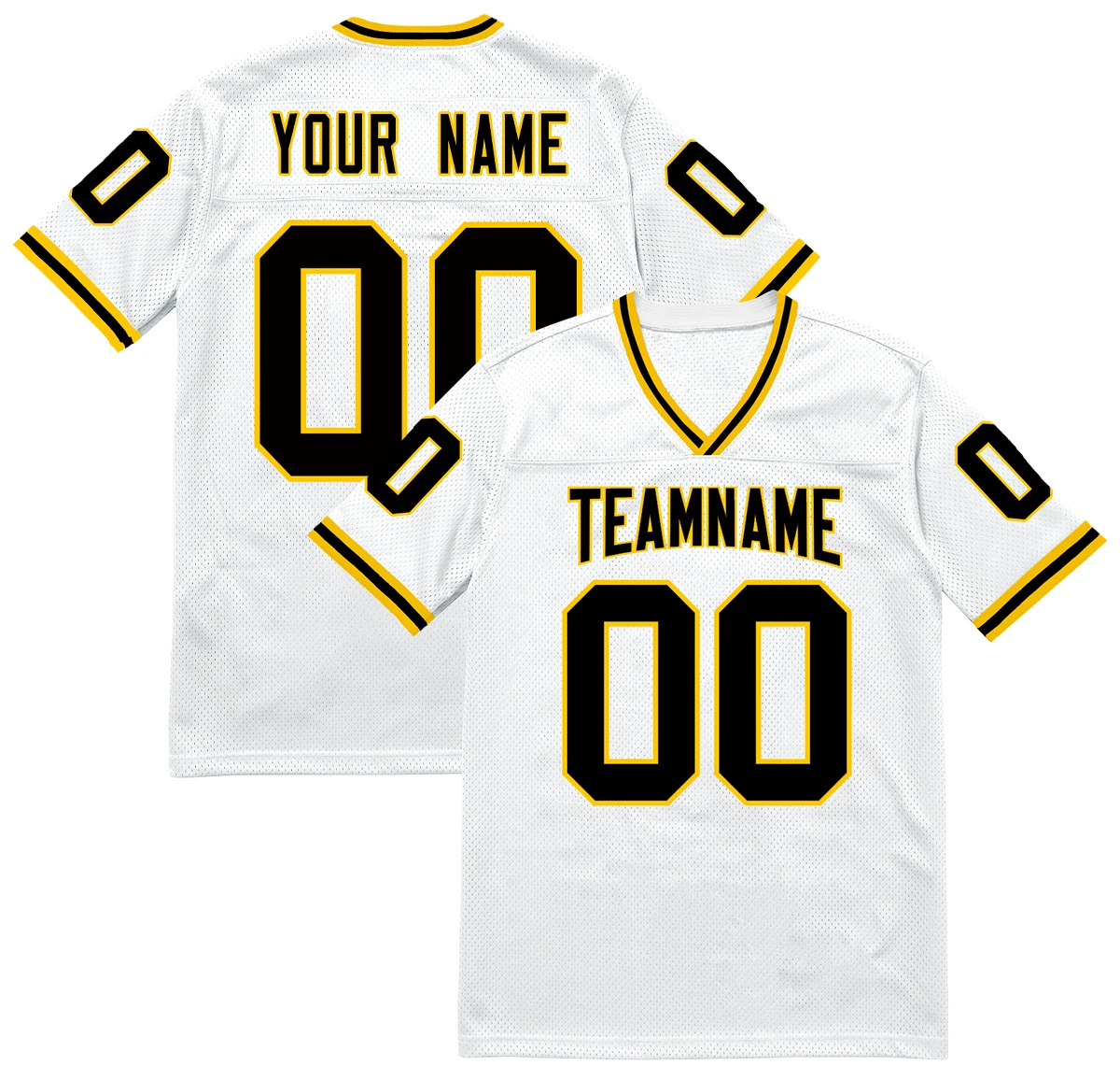 Wholesale Custom American Football Jersey Embroidery Team Name Number Sewing Football Shirt Stitched Rugby Jersey for Men/Youth