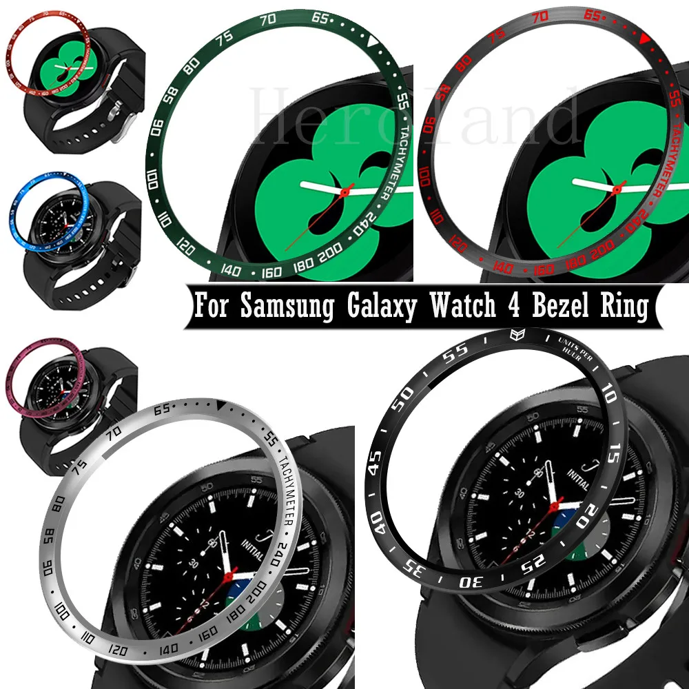 Steel Bezel Ring Metal Cover For Samsung Galaxy Watch 4 Classic 42mm 46MM SmartWatch Case Frame Protector cases shell Accessorie