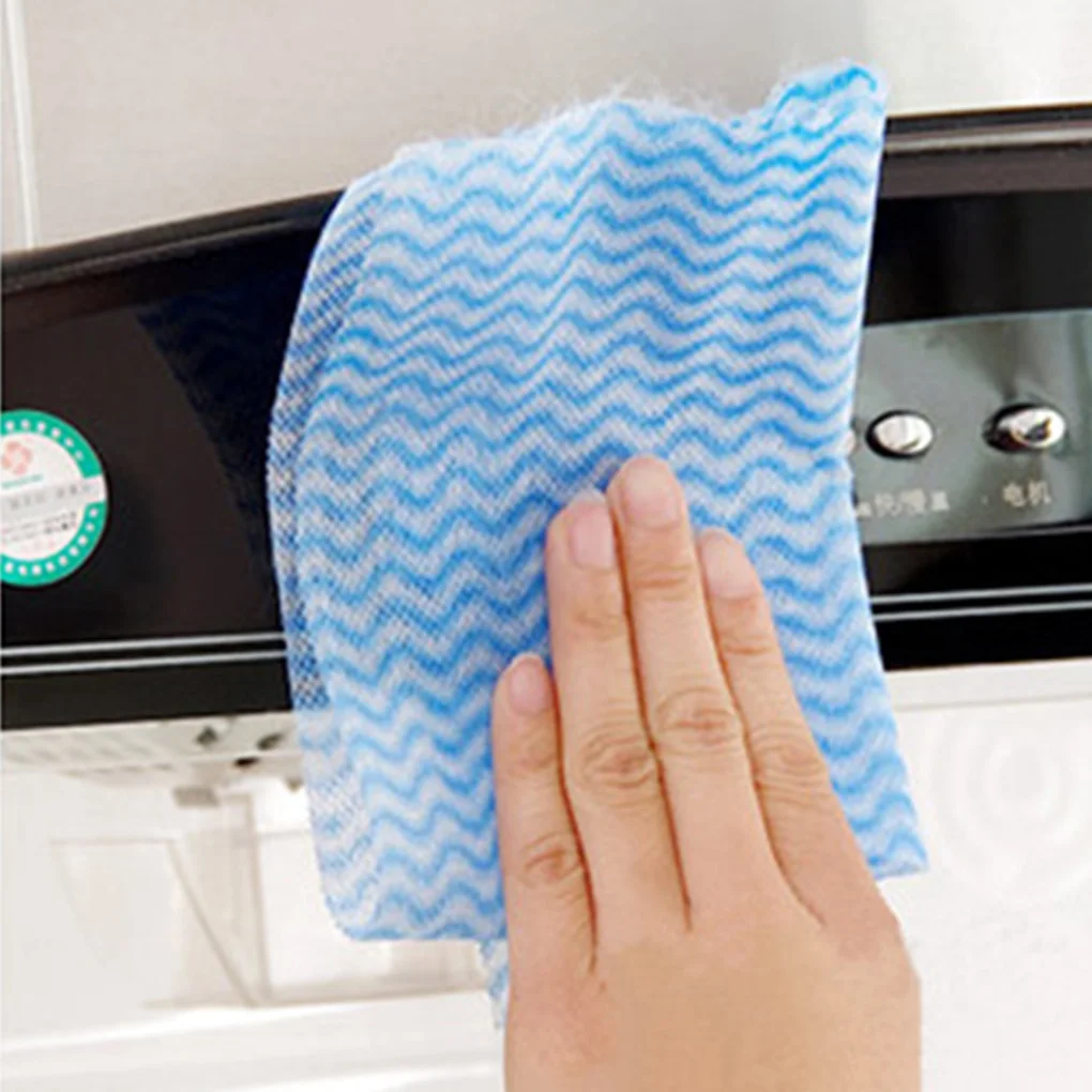 Экологически чистая Чистящая салфетка Duster Нетканая ткань для мытья посуды Ткань без масляной холст кухонные предметы мебели полотенца