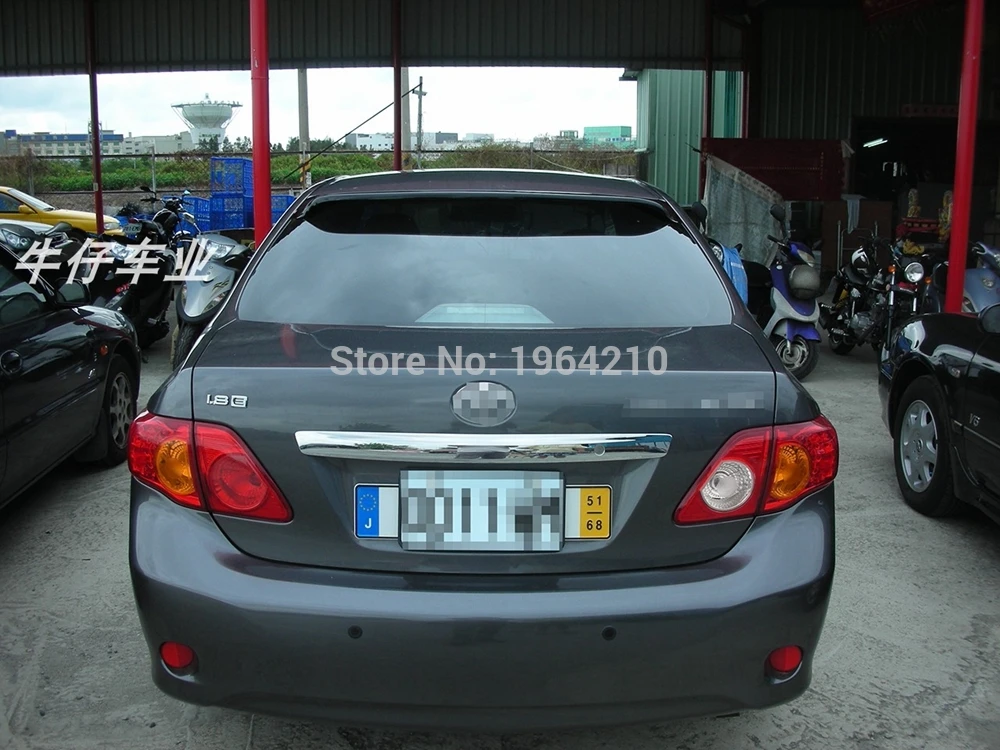 Автомобильный Стайлинг для Toyota Corolla спойлер 2008-2013- абс пластиковый материал задний спойлер на крыше солнцезащитный козырек спойлер крыло