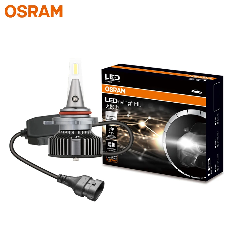 Автомобильная светодиодная фара OSRAM HB3 HB4 9005 9006 12 В 25 Вт 6000 К холодный белый свет