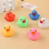 Baby Duck Bath Toys Kids Led Lighting Up Water Floating Toy Luminous Swim Rubber Ducks Toys For Children Classic Baby Water Toy 6